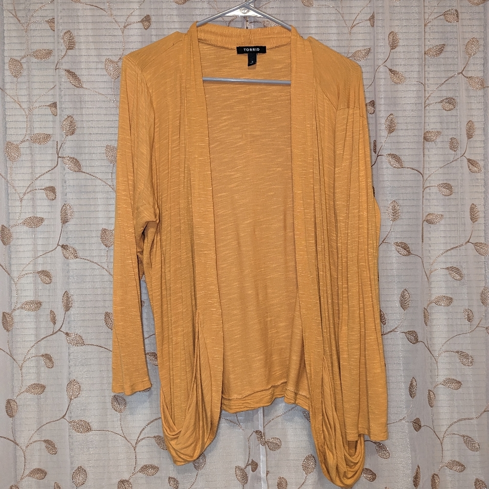 Torrid lightweight 3/4 sleeve cardigan